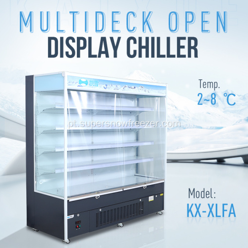 Showcase do congelador do refrigerador do refrigerador do display comercial da bebida para venda